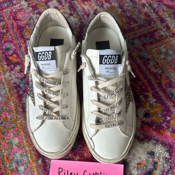 Golden Goose Sneakers with Glitter Star - Picture 3 of 8